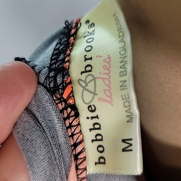 Bobbie Brooks Tee Midi Dress Multi Colored Size M Sleeveless with Hoodie - Picture 7 of 9